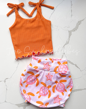 Load image into Gallery viewer, RTS 3/6 tie tank x skort + 18/24 halter x skort
