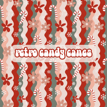 Load image into Gallery viewer, 8/9Y holly jolly mock neck sweater + 8/9Y retro candy cane wide leg flares
