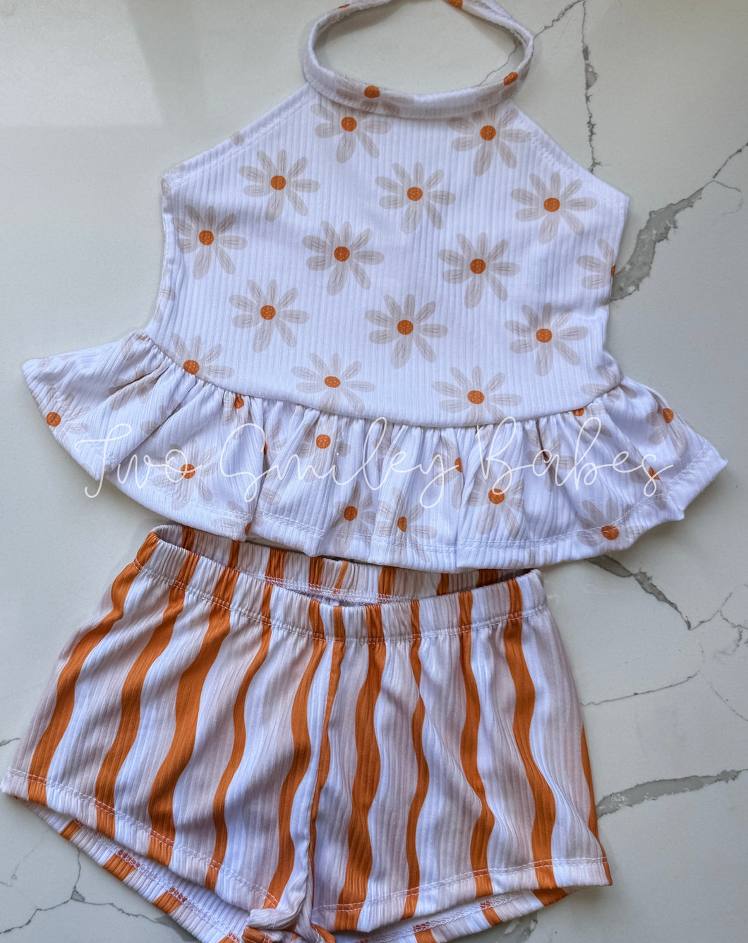 2T ruffle halter x breezy