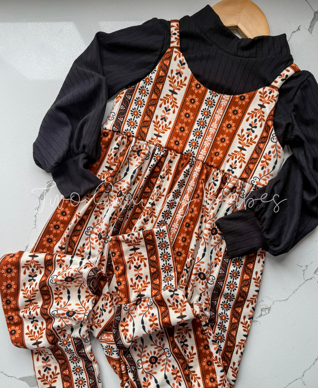 3T mock neck bishop top x strappy