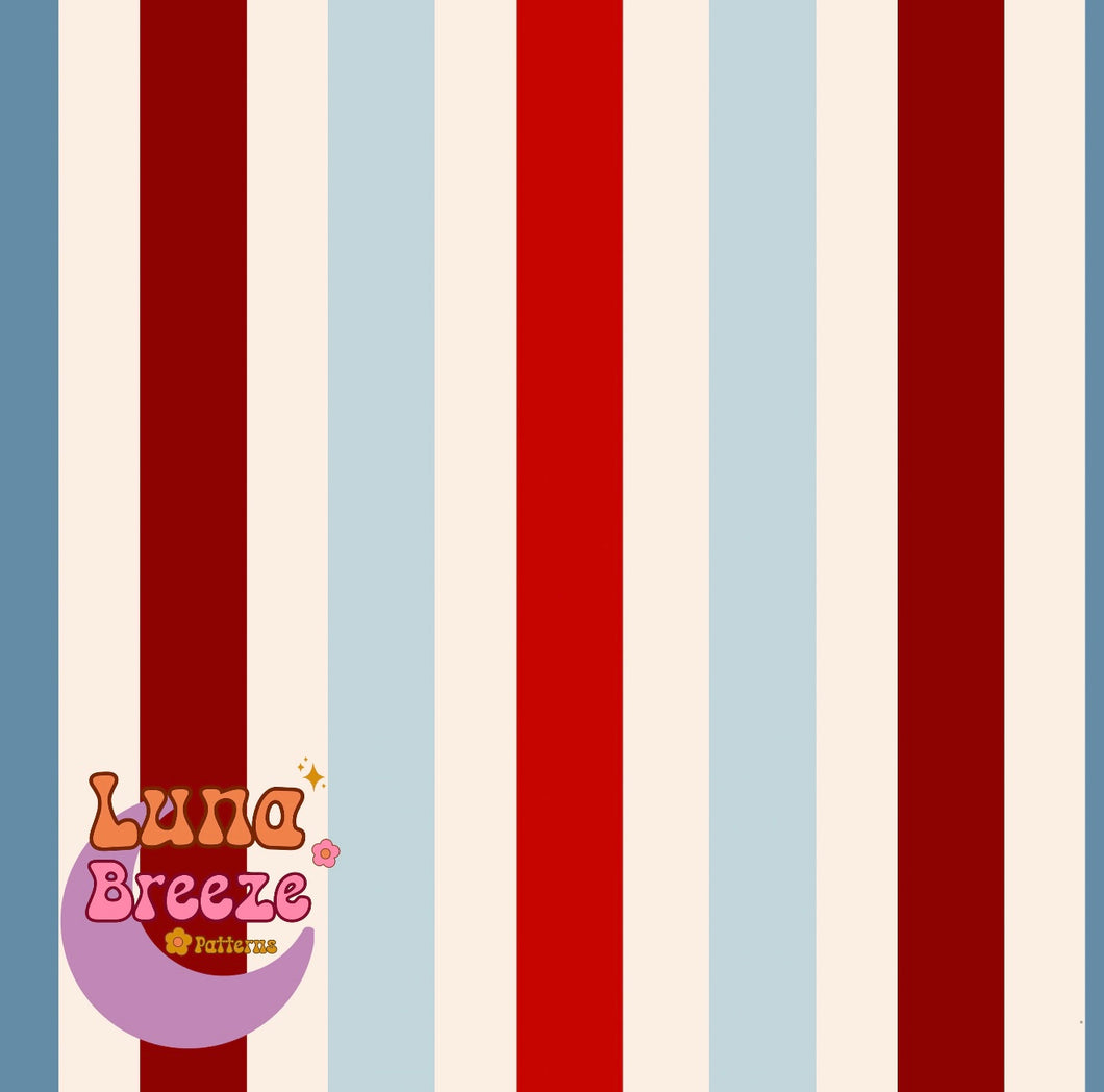 7/8y rwb stripes cami tank + solid coord breezy shorts (lettuce hem)