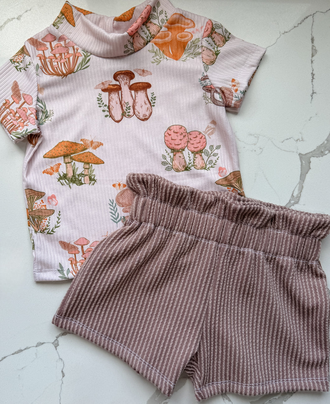18/24m mock neck ss x paper bag shorts